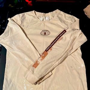 tan dutch bros long sleeve shirt